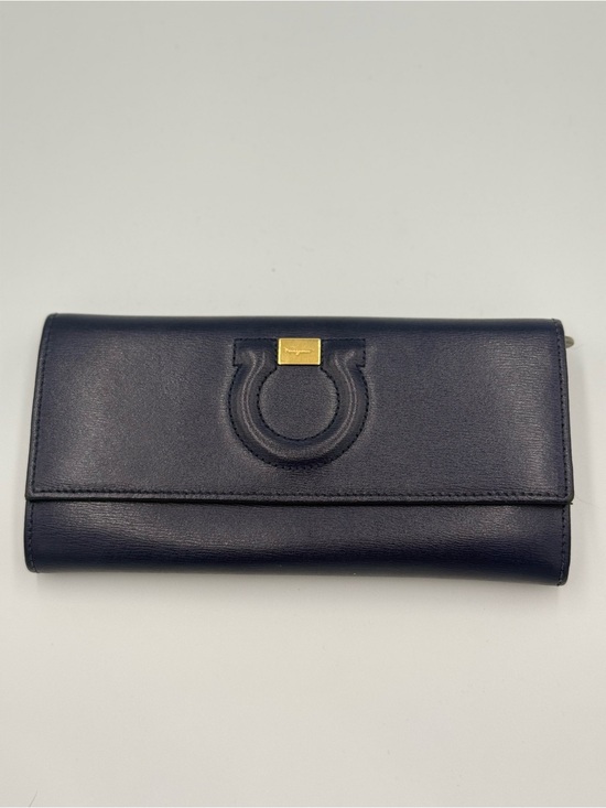 Salvatore Ferragamo Handbags - Salvatore Ferragamo Gancini Leather long wallet
